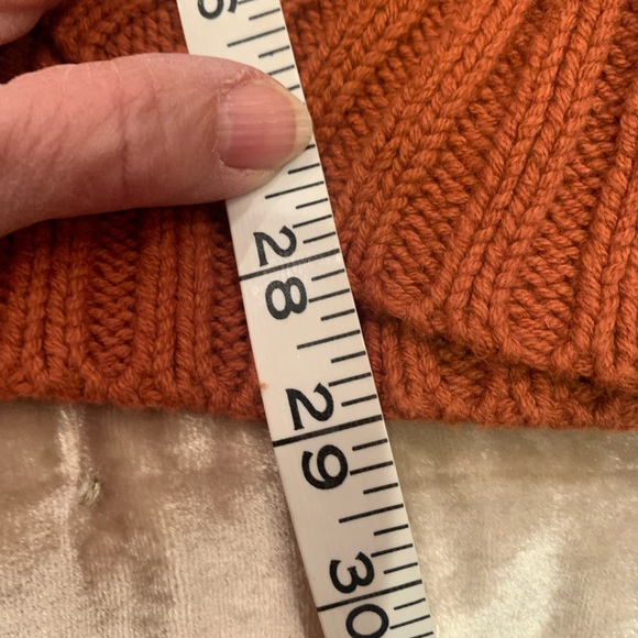 Rust Open-Knit Cardigan - Picture 7 of 9